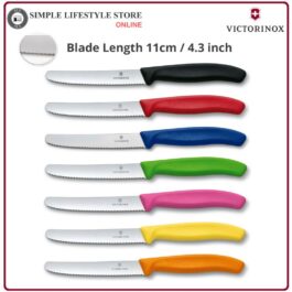 SLS Victorinox Swiss Classic Tomato and Table Knife Wavy Edge 11cm / 4.33inch